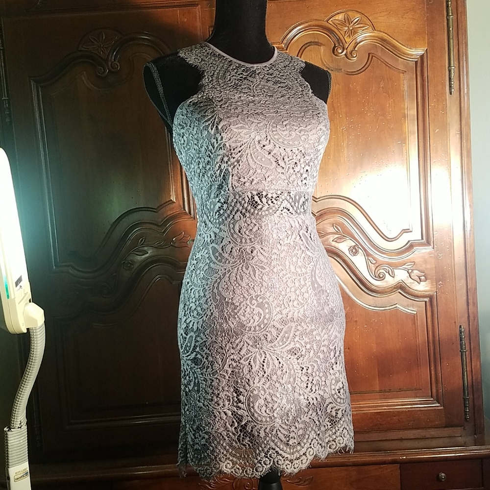 Charlotte Russe Trendy dress with LACE OVERLAY